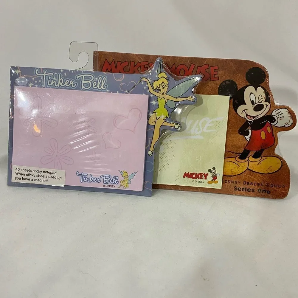 NWT Vintage WDW Sticky Notepad/Magnet Set